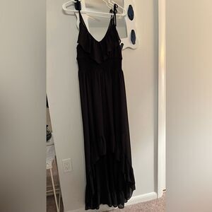 Layered Black Spaghetti Strap Salsa Dress by Guess